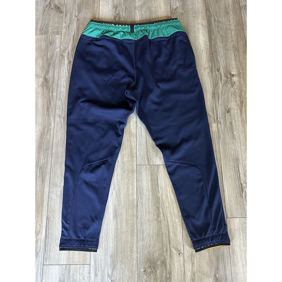 Men's Nike Therma Fit Training Joggers size XL Blue Green Fleece Swoosh - Picture 3 of 12